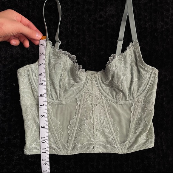 Gilly Hicks Hollister Lace Corset Bustier Top Size M - Picture 5 of 5